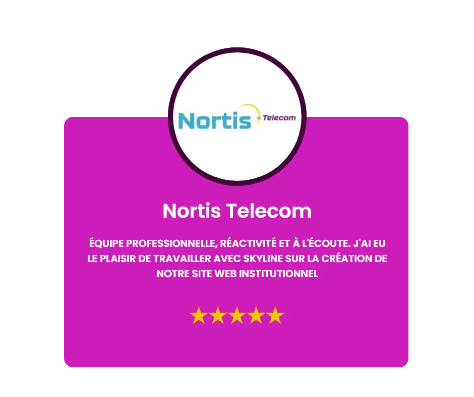 meilleur agence de communication Tanger Maroc avis nortis telecom